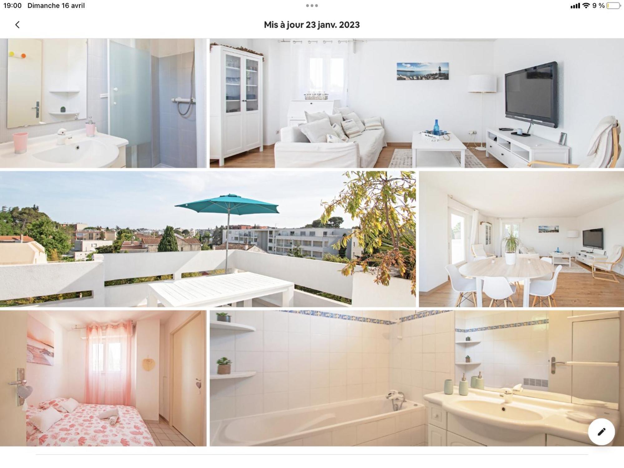 Ferienwohnung Duplex Toit Terrasse Vue Panoramique Montpellier Exterior foto